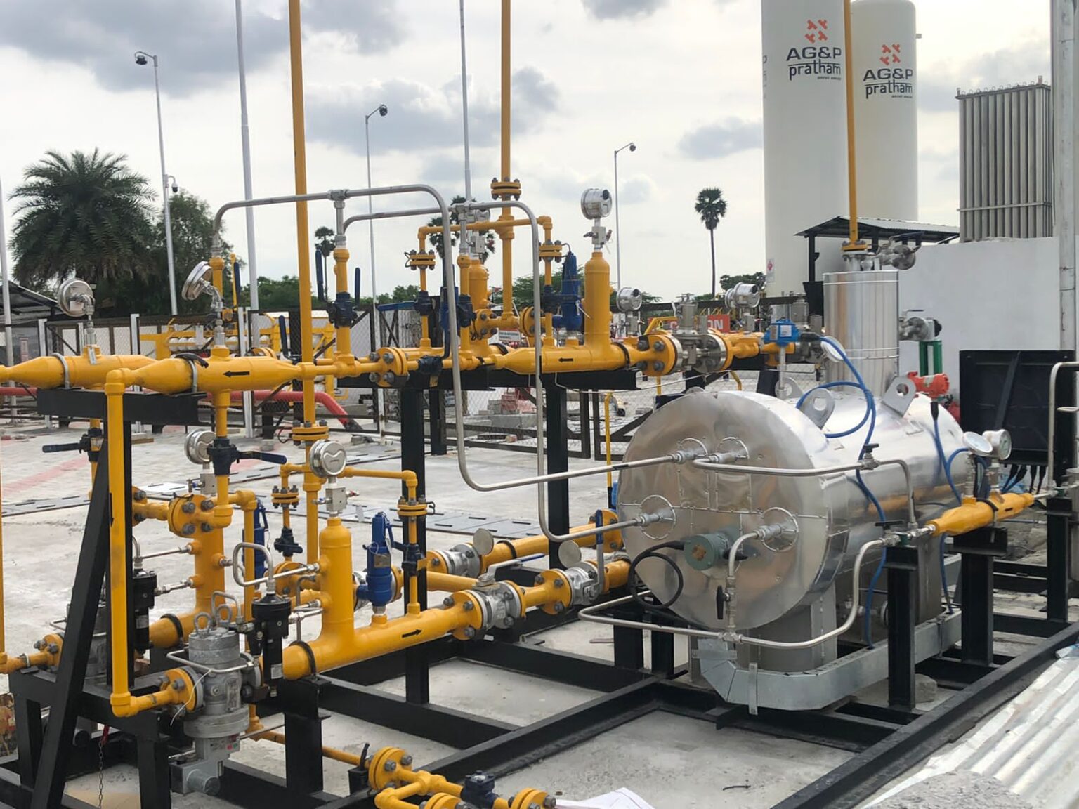 CNG Decompression Skid